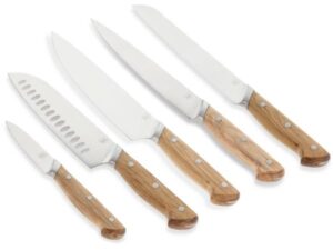Morsø - Foresta Knivsæt 5 dele Eg/Rustfrit stål